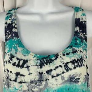 Volcom Womens Rayon Tie-Dye Tank Top Size L thumbnail 3