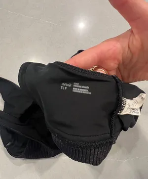 Aerie Black Ribbed Swimsuit Top thumbnail 4
