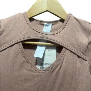 Fabletics NWT Finely Cutout‎ Seamless Bodysuit in Desert Size Small thumbnail 8