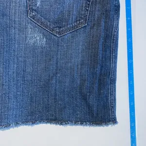 Y2k Denim‎ Distressed skirt size 14 thumbnail 8