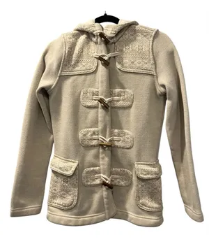 Patagonia Better Sweater Icelandic Coat Toggle Fleece Jacket Cream Size Small thumbnail 1