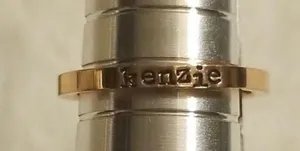 Kenzie Name Ring Fashion Costume Jewelry thumbnail 1