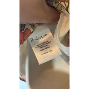 Realisation Par 100% silk floral mini strap dress XS thumbnail 7