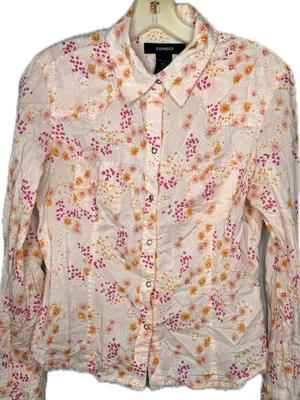 Express Western Cut Floral Shirt thumbnail 1