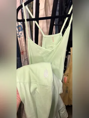 NWT Free People FP Movement Hot Shot Onesie - pistachio mint green - XL thumbnail 9