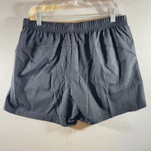 472 | Aerie OFFLINE Nylon‎ Relaxed Fit Running Athletic Shorts Black Womens M thumbnail 2
