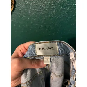 FRAME Le Jane Crop Jeans Womens 25 Light Wash Blue High Rise Stretch Denim thumbnail 4