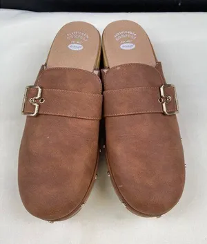 Dr Scholls Women's Tan Classic Clogs/Shoes/ Slip on Size 11M SKU 4977 thumbnail 1