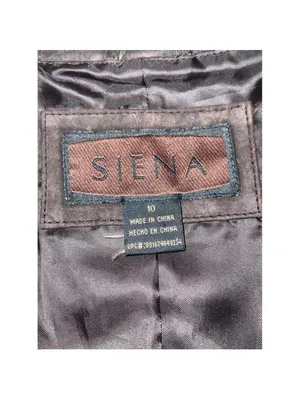 Dark Chocolate Suede 100% Genuine Leather Blazer 10 Espresso thumbnail 7