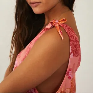 NWOT Free People Tied To You Tank in Lemonade Combo Sz S thumbnail 12