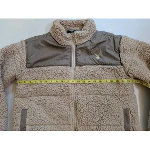 PacSun x Playboy Womens Sherpa Cropped Full Zip Jacket Sz M/L Gorp Chunky Y2K thumbnail 2