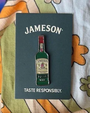 Boutique Jameson Whiskey Bottle Pin thumbnail 1