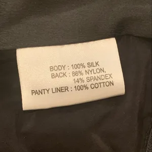 🍁 Bradamant Black Silk Wrap Sleeveless Bodysuit, Size XL thumbnail 10