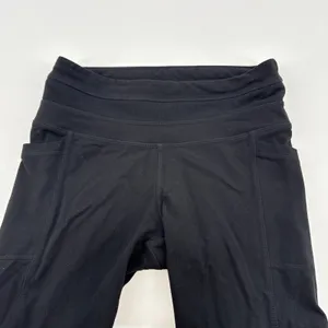 Athleta Women's Excursion Jogger Leggings Pockets Black Ribbed Small‎ thumbnail 2