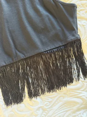 Shein Fringe Top Crop thumbnail 2