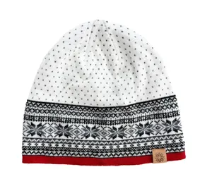 Icewear Heimaey Nordic Hat Beanie White 100% Merino Wool Like New thumbnail 1
