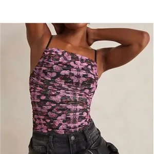 Free People Intimately free butterfly‎ Milkshake Mesh Bodysuit size L thumbnail 3
