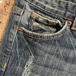 Armani Exchange J57 Ultra Low Rise Faded Wash Straight Leg Jeans, 6R thumbnail 4