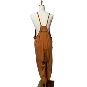 FP Movement by Free People "Hot Shot" Jumpsuit, Toasted Coconut, Size L thumbnail 3