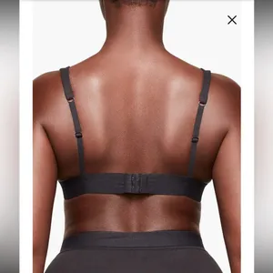 SKIMS Stretch Cotton Rib Plunge Bralette small thumbnail 2