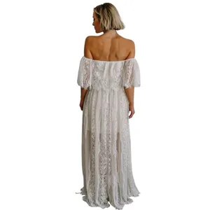 Baltic Born - NWT Caroline Flowy Bridal Maternity Friendly Lace Maxi Dress Sz M thumbnail 2