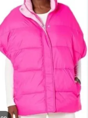 UGG Reversible Pink Puffer Vest thumbnail 3