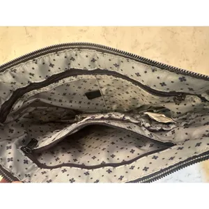Lug Lily Grey‎ Clover Navy Floral Crossbody Bag RFID Travel Convertible NWOT thumbnail 6