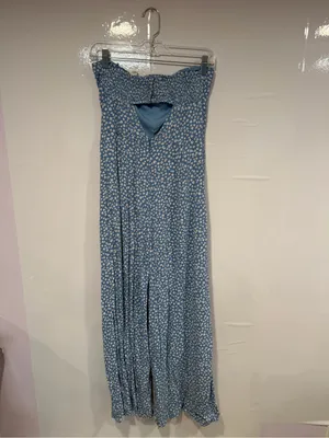 Blue Floral Strapless American Eagle‎ Jumpsuit thumbnail 5
