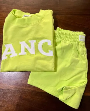 Fancy set lime green mockneck Size L thumbnail 1