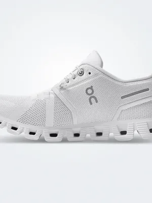 On Cloud 5 in All White, women's size 9.5 White thumbnail 9
