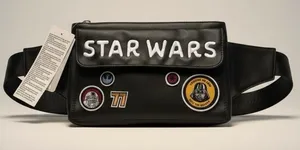 NWOT Disney Parks Star Wars Darth Vader Galaxy Crossbody Bag Fanny Pack thumbnail 1