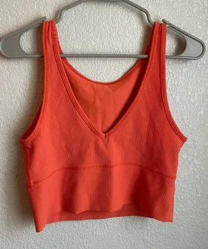 Lululemon Power Pivot Tank Coral thumbnail 1