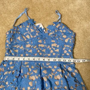 Women’s Lightweight Blue Summer Dress with Spaghetti Straps Size S NWT thumbnail 7