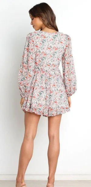 Floral Romper Multi Size 0 thumbnail 2