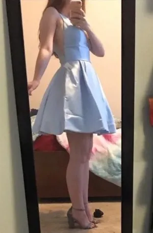 Sherri Hill Baby Blue Prom Dress Bridesmaid Gown thumbnail 5