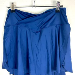 Women's Navy Blue Swim Skort Shorts Large Athletic Swimwear Modest Summer Beach thumbnail 3