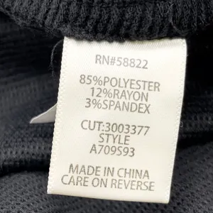 Max Studio Womens Top‎ L Black Mock Neck Button Sleeve Minimalist Quiet Luxury thumbnail 10