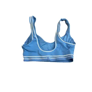 Alo Yoga Crystal Clear Blue Airbrush Heart Throb Set Leggings Bra thumbnail 5