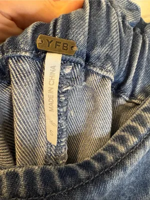 Young Fabulous & Broke Womens Paperbag Medium Wash Wide Leg Jeans Size Medium thumbnail 3