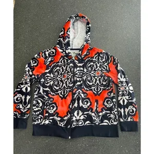 Women's Onque Casuals Hoodie M Red Blue size M thumbnail 3