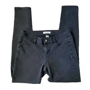 White House Black Market women's size small black slim leg black denim jeans thumbnail 5