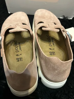 PAPILLIO by BIRKENSTOCK Mary Jane pink leather platform buckle shoes women’s eur 40 new thumbnail 3