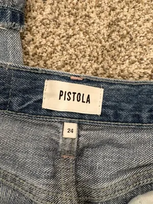 pistola Cuffed Jeans in Light Blue Wash thumbnail 7