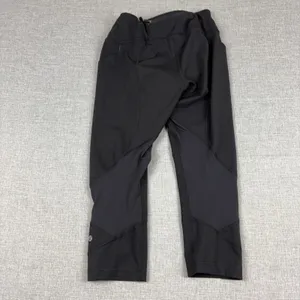Lululemon Leggings Womens 10 Black Capri Drawstring Side Pocket Running Yoga Gym thumbnail 10