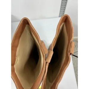 Womans Excellent Condition Knee High Fashion Riding Boots 11 Chestnut thumbnail 5