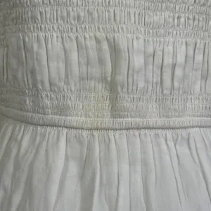Frame Strapless‎ Summer Midi Dress Size S White Cottagecore thumbnail 3