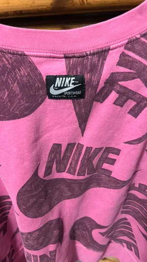 Nike Pink Crew Neck Lightweight Sweatshirt thumbnail 2