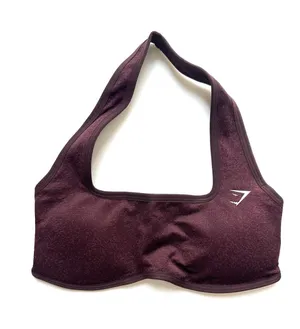 Gymshark M Adapt Fleck x Whitney Halterneck Sports Bra thumbnail 1