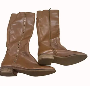 Michael Kors women’s over knee brown studded leather boots size 10M SKU 4654 thumbnail 1