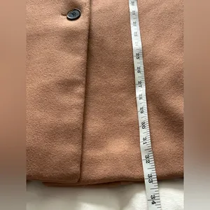 DKNY Women's Walker Wool Camel Coat Size Medium thumbnail 9